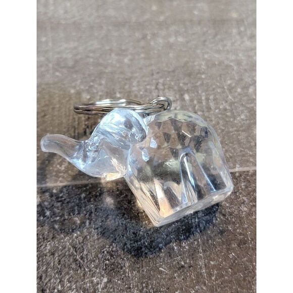 Clear elephant keychains toy figure accessory - Picture 6 of 6